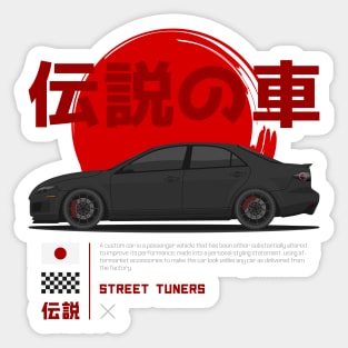 Tuner Black 6 MPS JDM Sticker